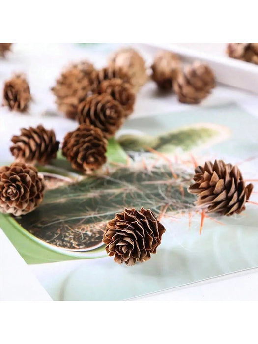 Shein 50 piezas de piñas artificiales de pino para hacer tú mismo - Quierox - Tienda Online