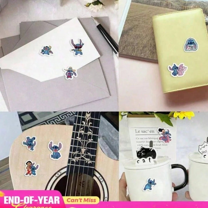 Shein 500 pegatinas/rollo de dibujos animados de Stitch - Quierox - Tienda Online