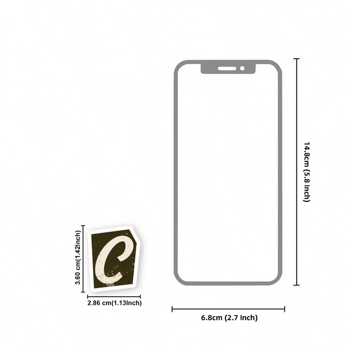 SHEIN 52 piezas (23 x 2) Pegatinas del alfabeto inglés para cortar, cuaderno, portátil, botella - Quierox - Tienda Online