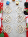 Shein 6 Adornos De Navidad De Madera Festivos Para Árbol De Navidad - Quierox - Tienda Online