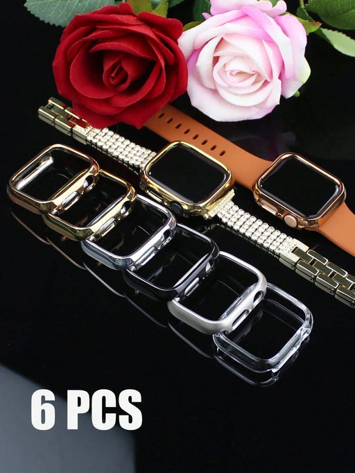 Shein 6 fundas de reloj compatibles con Apple Watch para hombre y mujer - Quierox - Tienda Online