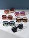 SHEIN 6 gafas de sol cuadradas de plástico decorativas de moda para mujer - Quierox - Tienda Online