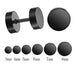 SHEIN 6 pares/set de pendientes redondos de botón de 3 - 8 mm - Quierox - Tienda Online