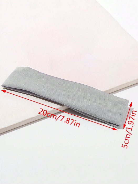 Shein 6 piezas de cintas para el cabello finas, absorbentes del sudor y antideslizantes de color sólido - Quierox - Tienda Online