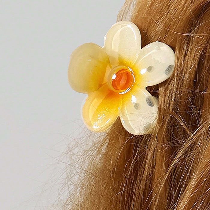 Shein 6 piezas de clips de pinza de flor de 4 cm de colores, clips de cabello - Quierox - Tienda Online