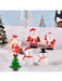 SHEIN 6 piezas de decoración navideña: Papá Noel..miniaturas de escritorio aleatorias. - Quierox - Tienda Online