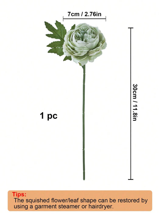Shein 6 piezas de flores de peonía artificiales - Quierox - Tienda Online