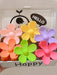 Shein 6 piezas de pinzas para el cabello con flores, dulces y lindas, mate, de colores, para mujeres - Quierox - Tienda Online