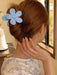 Shein 6 piezas de pinzas para el cabello con flores, dulces y lindas, mate, de colores, para mujeres - Quierox - Tienda Online