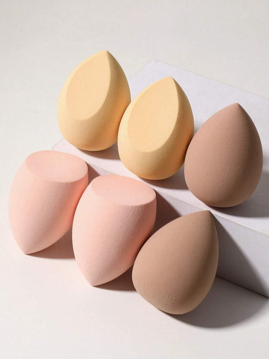 SHEIN 6 piezas Esponjas de maquillaje, adecuadas para corrector - Quierox - Tienda Online
