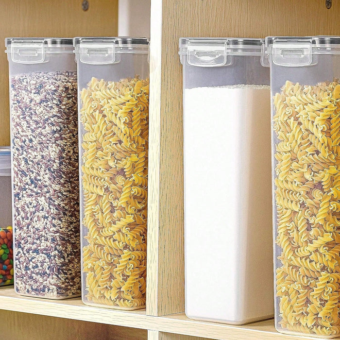 SHEIN 6 Piezas Grandes Contenedores De Almacenamiento De Alimentos Con Tapa - Quierox - Tienda Online