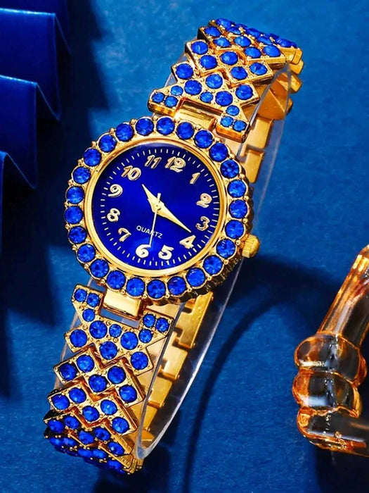 SHEIN 6 Piezas/regalo Set De Reloj De Cuarzo De Elegante - Quierox - Tienda Online