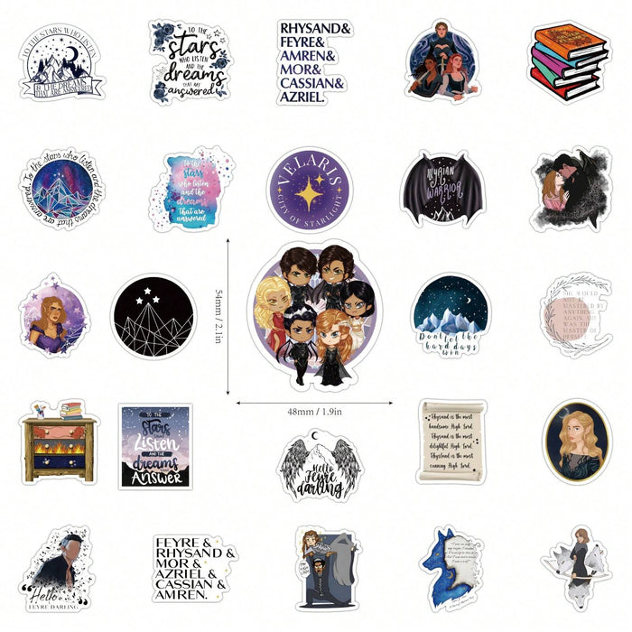 SHEIN 60 piezas Paquete de pegatinas Acotar, Pegatinas de vinilo con grafitis geniales para scrapbooking - Quierox - Tienda Online