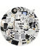 SHEIN 61 pegatinas en blanco y negro, pegatinas de moda, pegatinas de vinilo - Quierox - Tienda Online