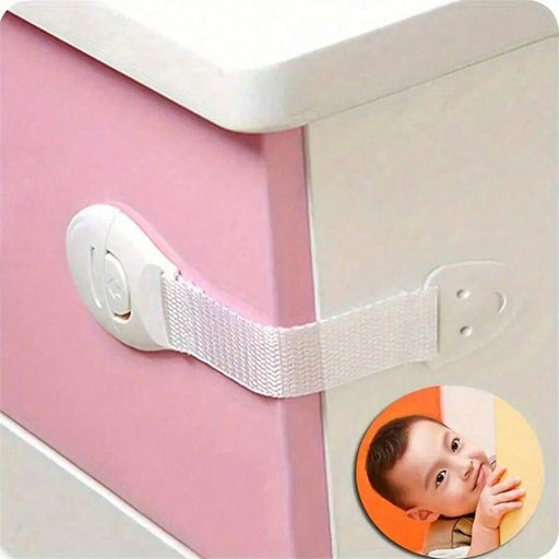 Shein 8 piezas Cerraduras blancas para gabinetes a prueba de niños - Quierox - Tienda Online