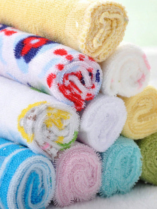 Shein 8 piezas de toallas suaves de baño para bebé - Quierox - Tienda Online