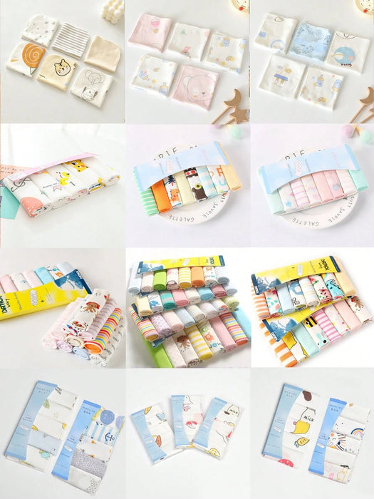 Shein 8 piezas de toallas suaves de baño para bebé - Quierox - Tienda Online