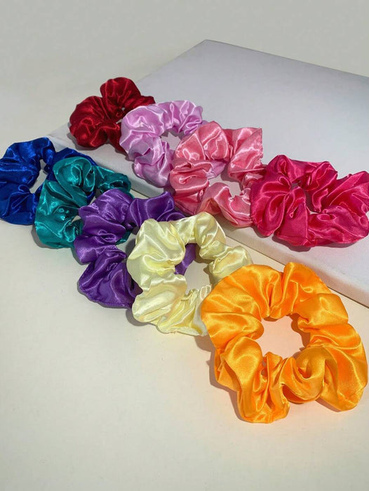 Shein 9 coleteros bohemios informales de color liso para fiesta, poliéster - Quierox - Tienda Online