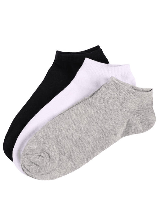 SHEIN 9 pares de calcetines casuales negros, blancos y grises - Quierox - Tienda Online