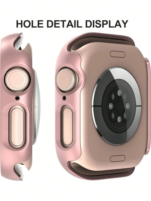 Shein accesorio de funda protectora para reloj inteligente, color oro rosa ultra delgada - Quierox - Tienda Online