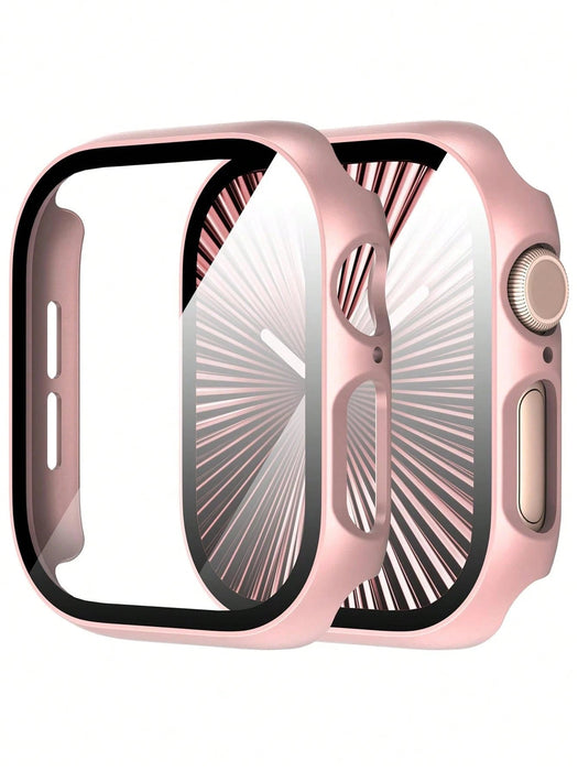 Shein accesorio de funda protectora para reloj inteligente, color oro rosa ultra delgada - Quierox - Tienda Online