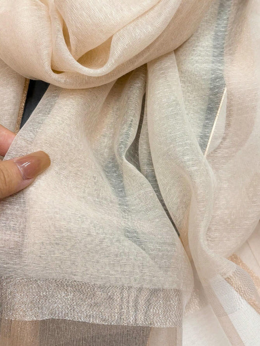 SHEIN Accesorios de playa - Elegante y casual bufanda de seda de mora beige y de punto - Quierox - Tienda Online