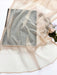 SHEIN Accesorios de playa - Elegante y casual bufanda de seda de mora beige y de punto - Quierox - Tienda Online