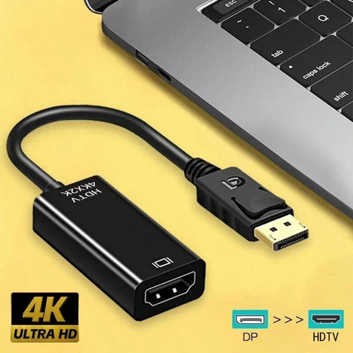 Shein Adaptador de cable DisplayPort macho a HDTV TV hembra que transmite video y audio de PC a TV - Quierox - Tienda Online