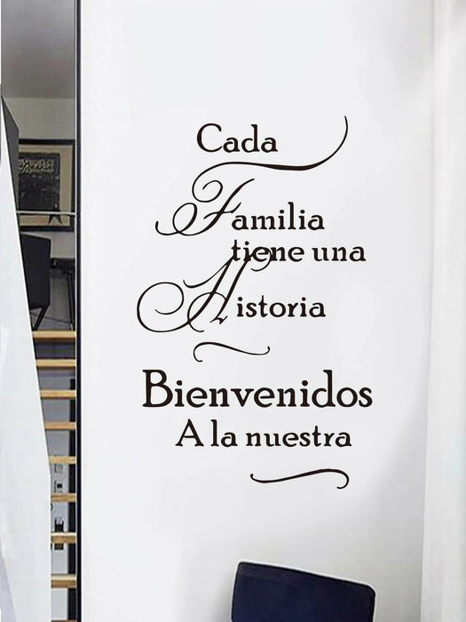 Shein Adhesivo de pared gráfico con eslogan, adhesivo de pared autoadhesivo DIY - Quierox - Tienda Online