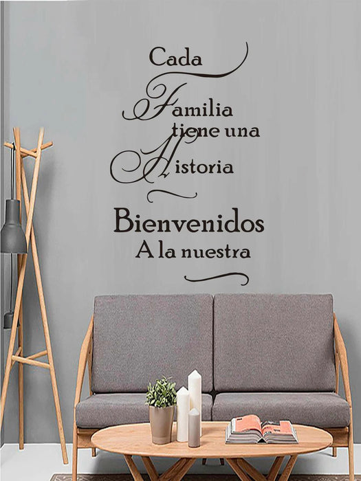 Shein Adhesivo de pared gráfico con eslogan, adhesivo de pared autoadhesivo DIY - Quierox - Tienda Online