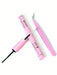 Shein Adhesivo y sellador para pestañas individuales de 10 ml. Juego de extensiones de pestañas moldeables y pinzas superfuertes - Quierox - Tienda Online
