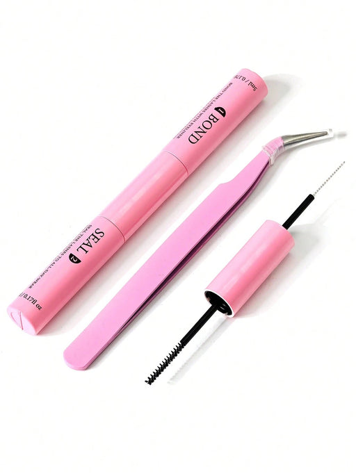 Shein Adhesivo y sellador para pestañas individuales de 10 ml. Juego de extensiones de pestañas moldeables y pinzas superfuertes - Quierox - Tienda Online