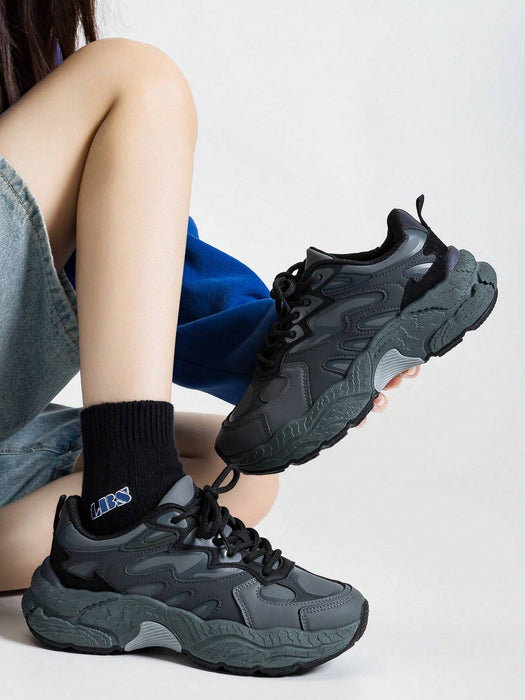 SHEIN Alan Vincent Zapatos para mujer, zapatillas deportivas de primavera con suela gruesa - Quierox - Tienda Online