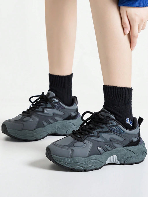 SHEIN Alan Vincent Zapatos para mujer, zapatillas deportivas de primavera con suela gruesa - Quierox - Tienda Online