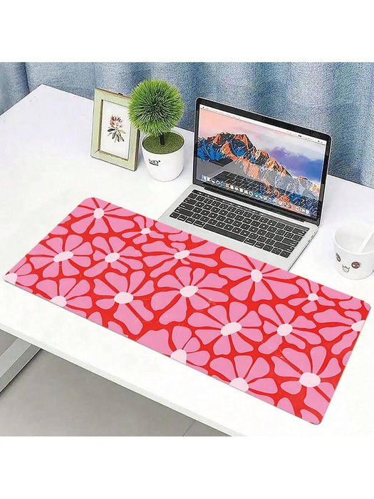 SHEIN Alfombrilla de ratón grande con diseño asimétrico. Base de goma antideslizante - Quierox - Tienda Online