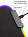 Shein Alfombrilla De Ratón Para Juegos Brillante Rgb De Tamaño Pequeño, 1 Unidad - Quierox - Tienda Online