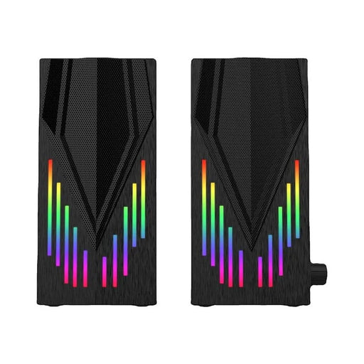 Shein Altavoz de escritorio RGB con sonido estéreo (alimentación USB / audio auxiliar de 3,5 mm) [E - 1065] - Quierox - Tienda Online