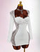 SHEIN Amplova Vestido mini ajustado y sexy con cuello de corazón - Quierox - Tienda Online