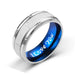 Shein Anillo de acero de titanio de moda para hombre, como regalo del Día de San Valentín o del Día del Padre para el esposo - Quierox - Tienda Online