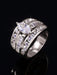 Shein Anillo de circonita cúbica de moda para mujer para boda - Quierox - Tienda Online