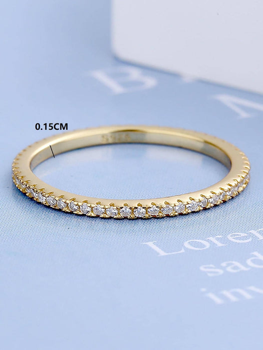 SHEIN Anillo De Compromiso De Boda De Joyería Nupcial De Plata - Quierox - Tienda Online