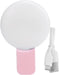 Shein Anillo de luz para selfie con clip en el teléfono, luz flash recargable USB - Quierox - Tienda Online