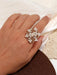 Shein Anillo decorado con diamantes de imitación y perlas de imitación - Quierox - Tienda Online