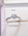 SHEIN Anillo decorativo con circonita en forma de corazón ajustable - Quierox - Tienda Online
