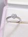 SHEIN Anillo decorativo con circonita en forma de corazón ajustable - Quierox - Tienda Online