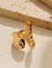 SHEIN Anillo geométrico asimétrico texturizado minimalista INS de moda - Quierox - Tienda Online
