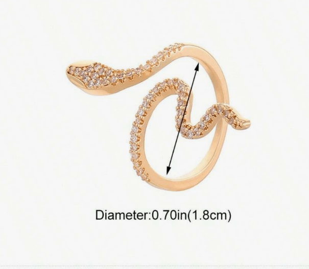 Shein Anillo Serpiente Enrollado De Moda Para Mujeres Con Diseño Minimalista Y Sentido De Unicidad Para El Dedo Índice - Quierox - Tienda Online