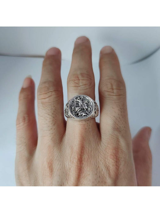 Shein Anillo vintage caballero - Quierox - Tienda Online