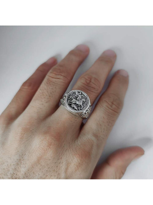 Shein Anillo vintage caballero - Quierox - Tienda Online