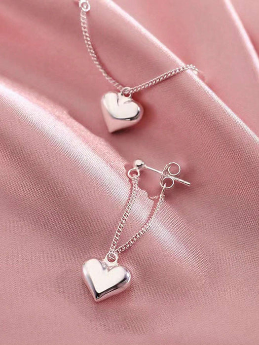 SHEIN Aretes de gota en forma de corazón, regalos de joyas - Quierox - Tienda Online